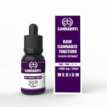 Load image into Gallery viewer, Cannabryl Raw Tincture 30 ml (1:1)

