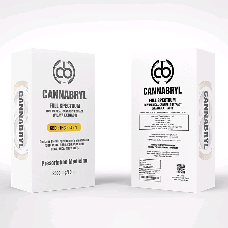 Cannabryl Raw Vijaya Extract 4:1 10 ml (2500 mg)